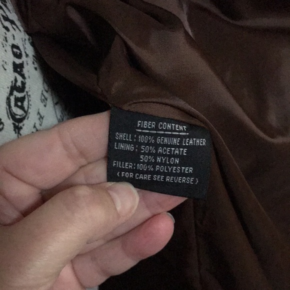 Brown Leather Trek New York Vintage Jacket XL - so soft - Picture 15 of 17